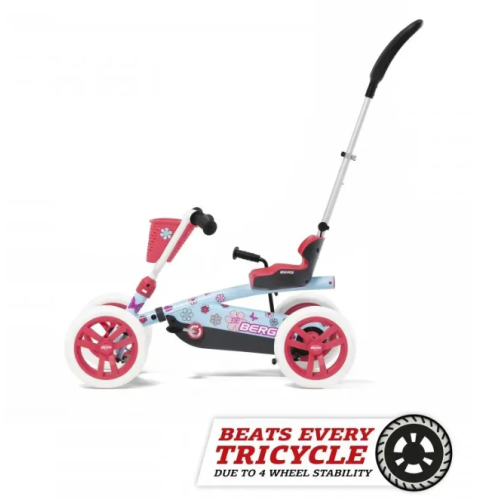 Веломобиль  BERG Buzzy Bloom 2-in-1 Розово-белый - фото №5